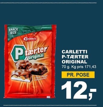 Let-Køb Carletti p-tærter original tilbud