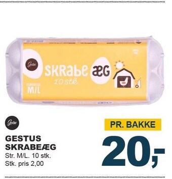 Let-Køb Gestus skrabeæg tilbud