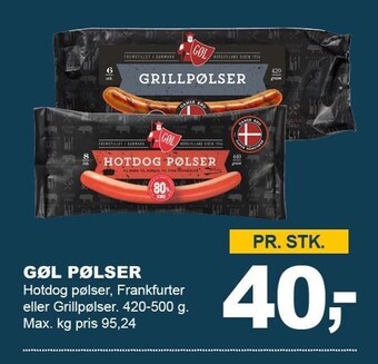 Let-Køb Gøl pølser tilbud