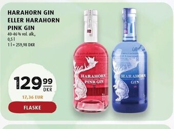 Scandinavian Park Harahorn gin el. harahorn pink gin tilbud
