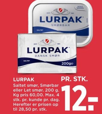 MENY Lurpak smør tilbud