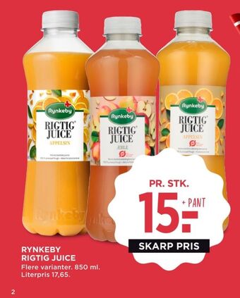 MENY Rigtig æblejuice tilbud