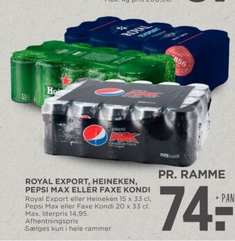 MENY Export øl tilbud
