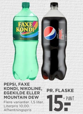 MENY Pepsi max cola tilbud