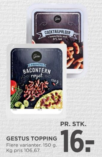 MENY Gestus bacontern tilbud
