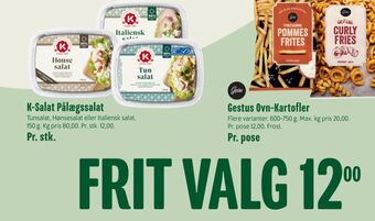 Min Købmand K-salat hønsesalat tilbud