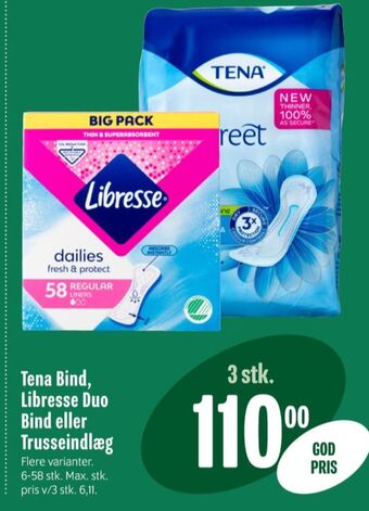 Min Købmand Libresse bind tilbud