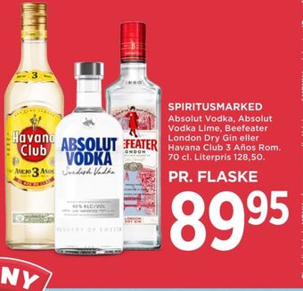 MENY Absolut vodka tilbud