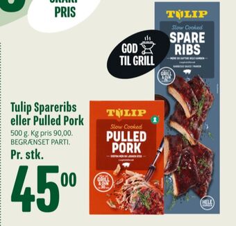 Min Købmand Tulip spareribs tilbud