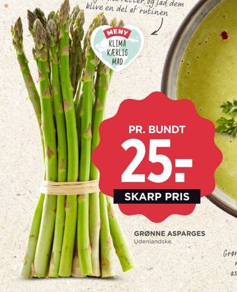 MENY Ukendt asparges tilbud