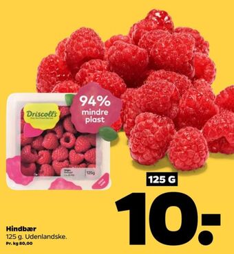 Netto Driscolls hindbær tilbud