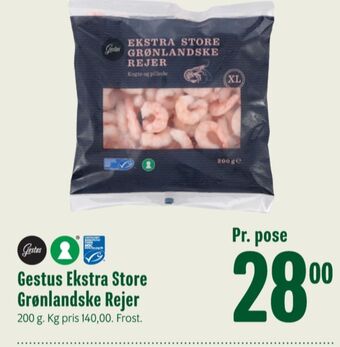 Min Købmand Gestus rejer tilbud