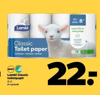 Netto Classic toiletpapir tilbud