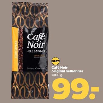 Cafe noir kaffebønner