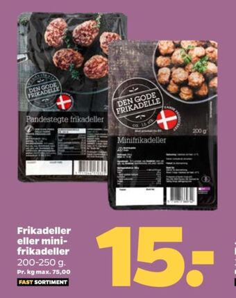 Netto Den gode frikadelle frikadeller tilbud