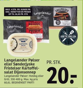 SPAR Langelænder hotdogpølser tilbud