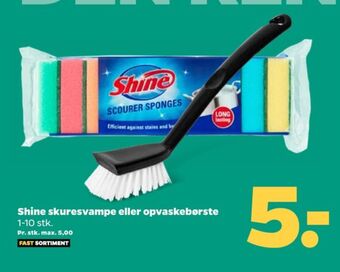 Netto Shine rengøringssvampe tilbud
