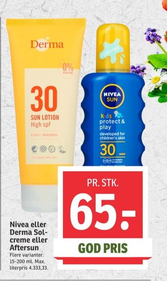 SPAR Sun solbeskyttelse tilbud