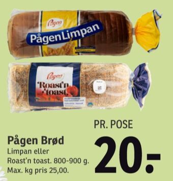 SPAR Pågenlimpan brød tilbud