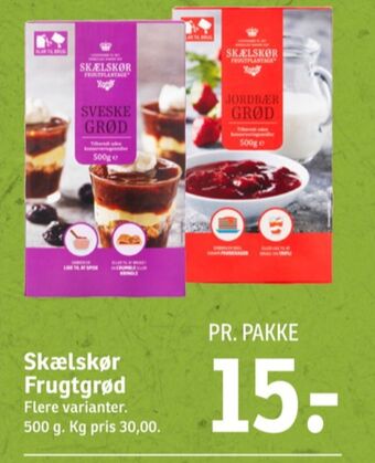 SPAR Skælskør frugtplantage grød tilbud