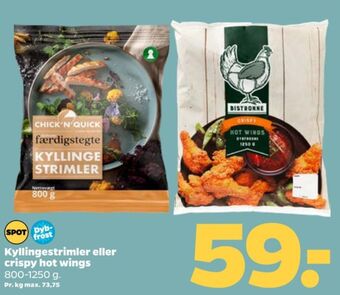 Netto Chick n quick kyllingestrimler tilbud