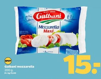 Netto Galbani mozzarella maxi tilbud