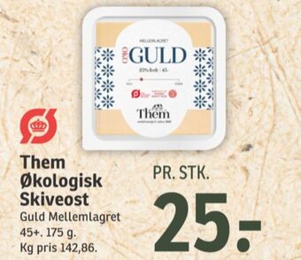 Them ost skiveost guld
