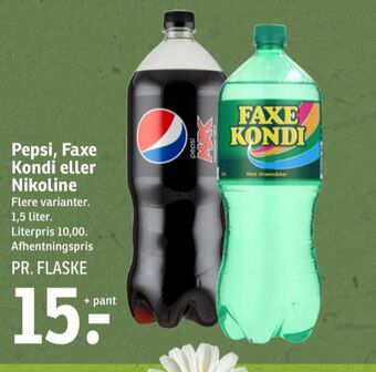 SPAR Pepsi max cola tilbud