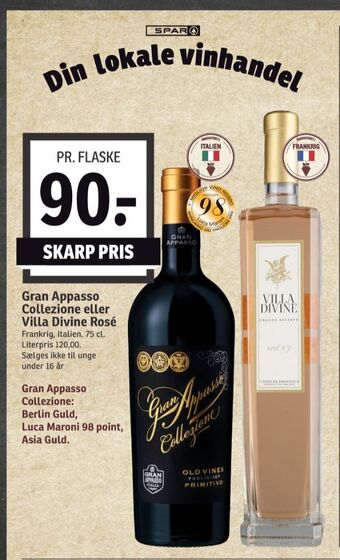 SPAR Ukendt fransk rosévin tilbud