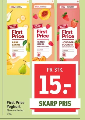 First price yoghurt jordbær