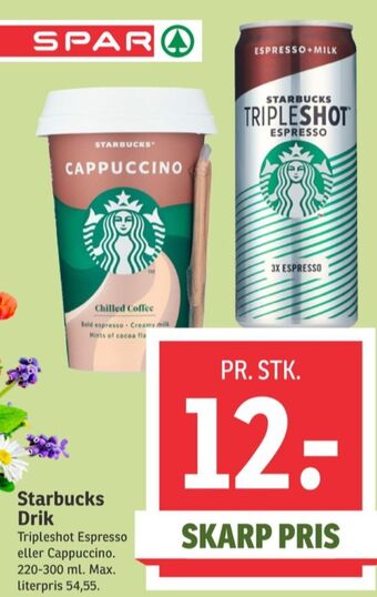 SPAR Starbucks iskaffe tilbud