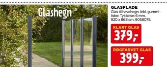 jem & fix Glasplade tilbud