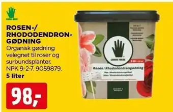 jem & fix Rosen-/rhododendron gødning tilbud
