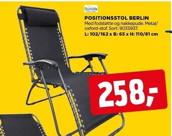 jem & fix Positionsstol berlin tilbud