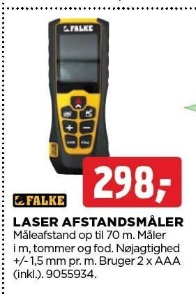jem & fix Laser afstandsmåler tilbud