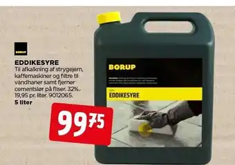 jem & fix Eddikesyre 5 liter tilbud