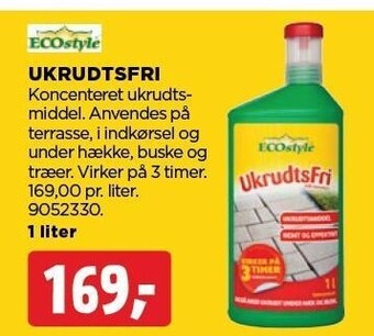 jem & fix Ukrudtsfri 1 liter tilbud