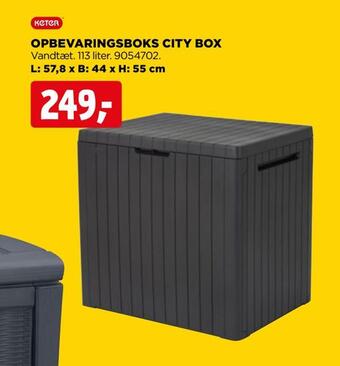 jem & fix Opbevaringsboks city box tilbud