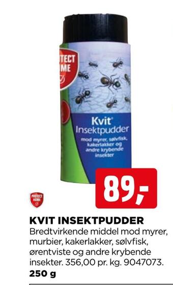 jem & fix Kvit insektpudder tilbud