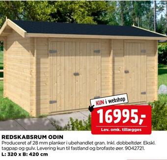 jem & fix Redskabsrum odin tilbud