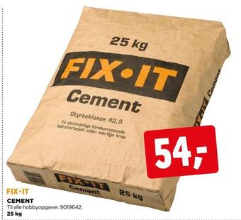 jem & fix Cement tilbud