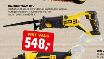 jem & fix Bajonetsav 18 v tilbud