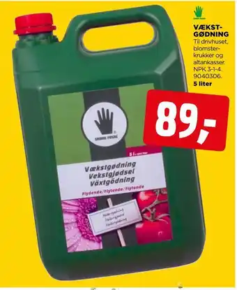jem & fix Vækst gødning tilbud