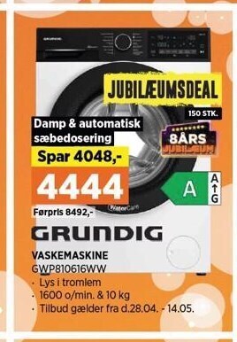 Power Vaskemaskine tilbud