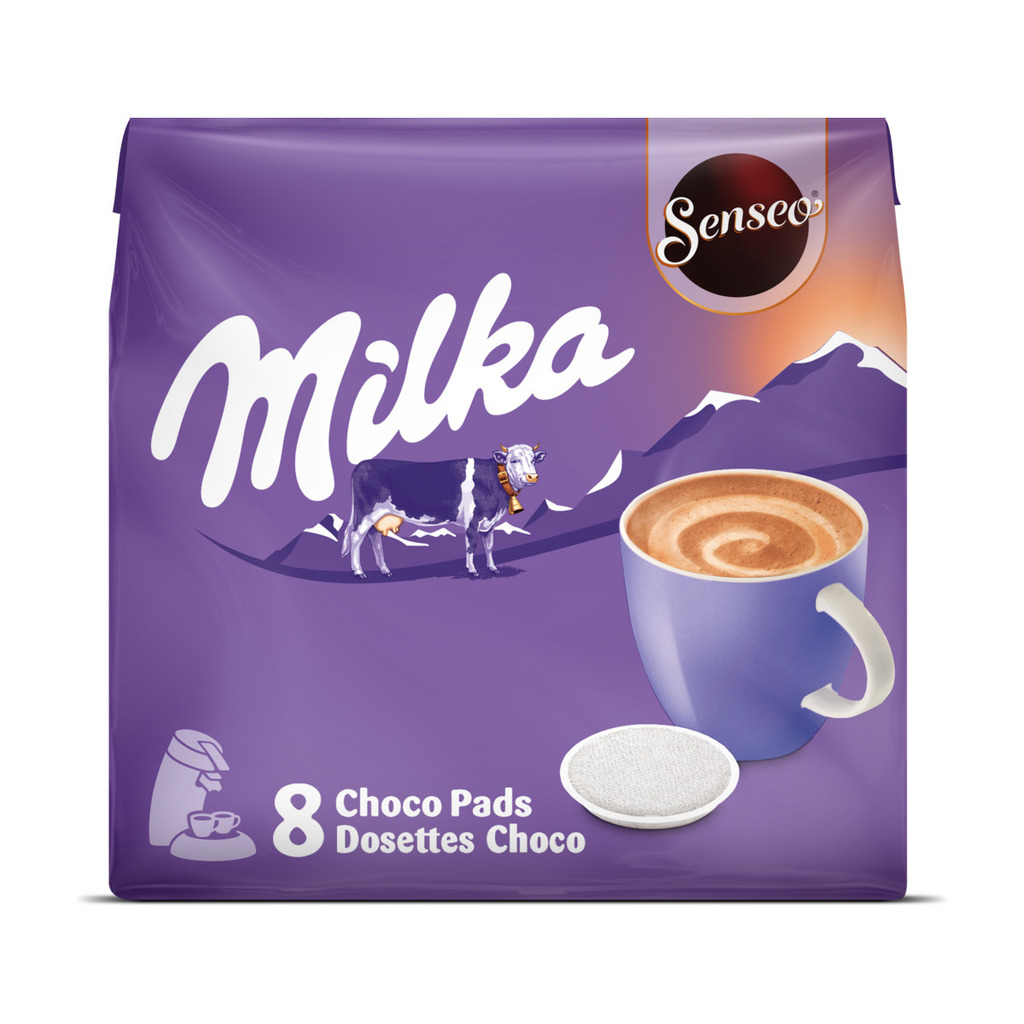 Senseo milka choco kakaopuder 8 stk tilbud hos Punkt1