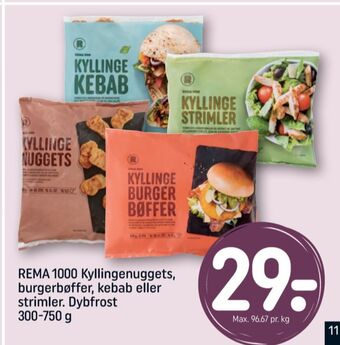 REMA 1000 Rema 1000 kyllingekebab tilbud