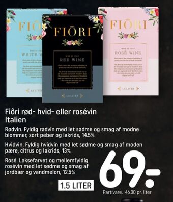 REMA 1000 Ukendt italiensk rødvin tilbud