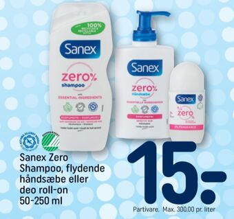 REMA 1000 Sanex shampoo tilbud