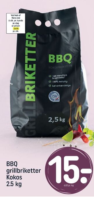 REMA 1000 Ukendt grillbriketter tilbud