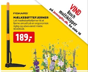 jem & fix Fiskars mælkebøttefjerner tilbud